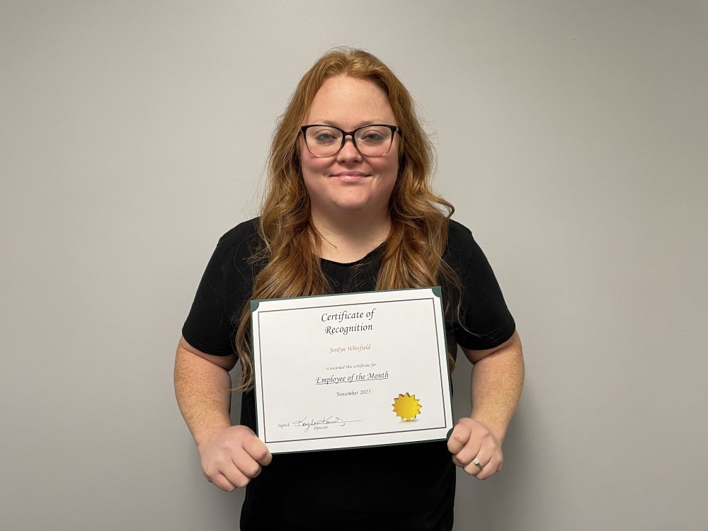 Employee of the Month Bedford November