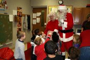 Santa & Mrs. Claus Bring Holiday Fun to Students
