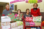 Students Prepare Boxes for Operation Christmas Child