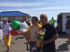 Life Sharing Member Completes Bay Swim