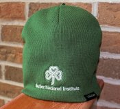 Barber National Institute Green Beanie