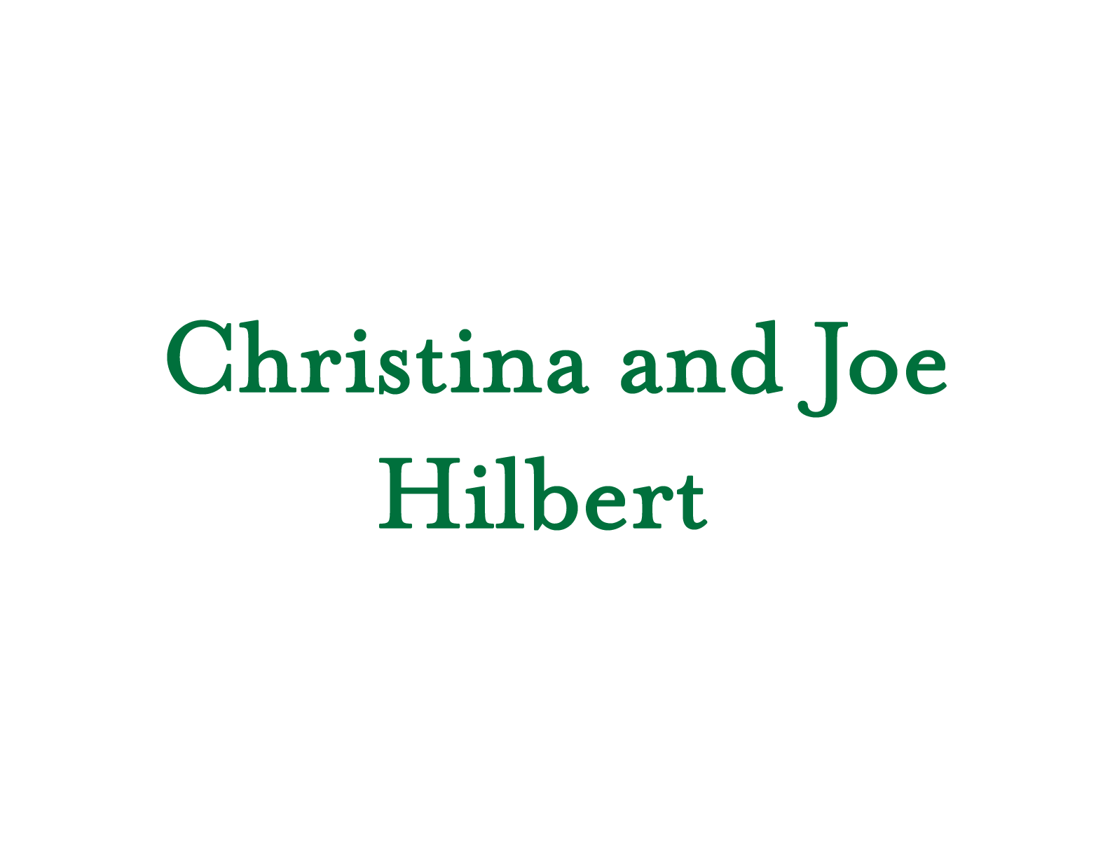  Christinaandjoehilbert
