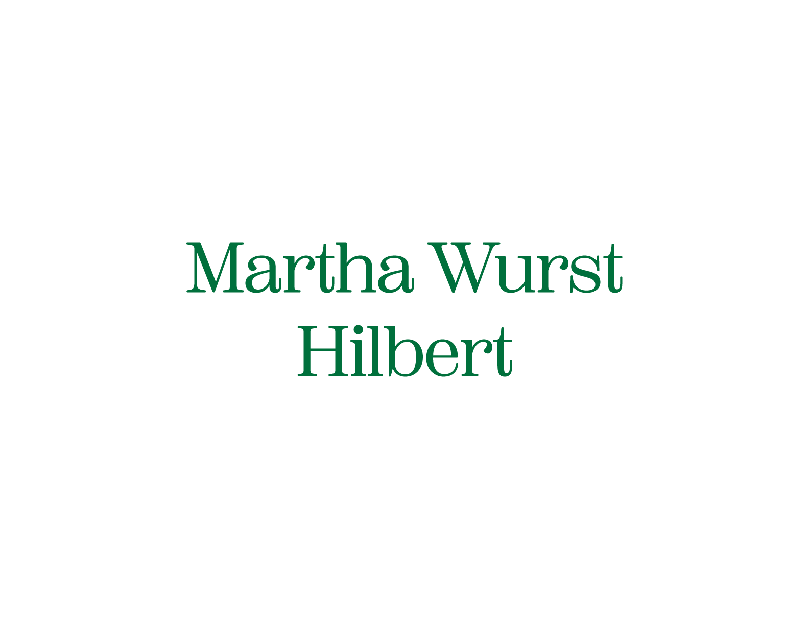  Marthahilbert